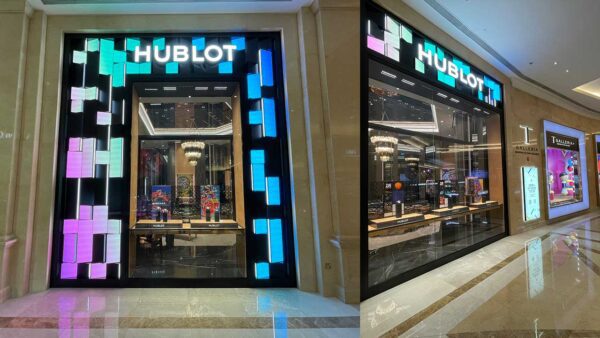 Shopping Mall LED Display for Hublot Watch Shop - iDISPLAY